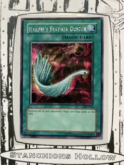 Yu-Gi-Oh! TCG Harpie's Feather Duster - (SDD-003) Secret Rare Limited Edition NM - Image 1