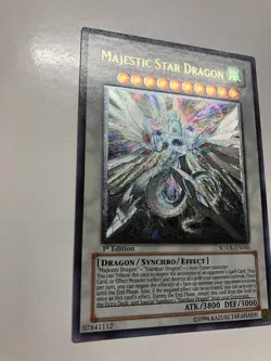 USA Seller Yugioh Majestic Star Dragon SOVR-EN040 Ultimate Rare 1st Edition VLP - Image 3