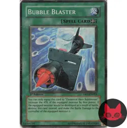 Yugioh Bubble Blaster DP1-EN023 Super Rare 1st Edition HP - Image 1