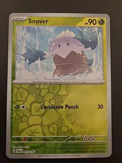Snover 010/193 Reverse Holo Scarlet & Violet Paldea Evolved Pokemon Card - Image 1