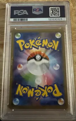 Pokemon Ball Guy Full Art Trainer Holo Card 196/190 SR Shiny Star v PSA 10 - Image 2