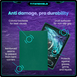 150 Green Card Sleeves - Standard Size Deck Protectors for MTG & Pokemon - Image 4