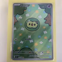 Solosis 118/086 Black Bolt Pokemon Card Tcg *NEAR MINT* S&V Illustration Rare - Image 1