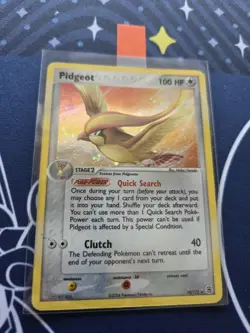 MP Pokemon Pidgeot TCG Holo Rare Card FireRed/LeafGreen, 10/112 - Image 2