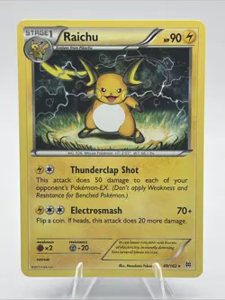 Pokemon TCG Raichu Breakthrough Card 49/162 Regular Rare 2015 NM Rare - Image 1