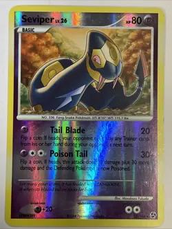 Pokemon Seviper Great Encounters Reverse Holo Card 52/106 - Image 1