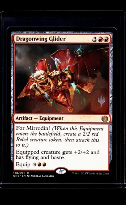 MTG Magic the Gathering Dragonwing Glider (385/493) Phyrexia All Will Be One NM - Image 1