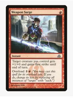 Weapon Surge | Dragon's Maze (DGM) | Overload | MTG Magic | LP - Image 1