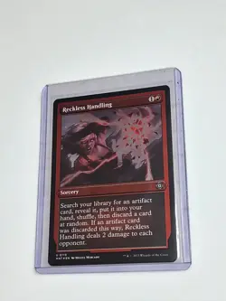 🔥Reckless Handling NM/M* FOIL ETCHED March Of The Machines 0119 mtg - Image 1