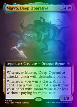 MTG Marvo, Deep Operative (315/392) Murders at Karlov Manor Commander LP FOIL - Image 1