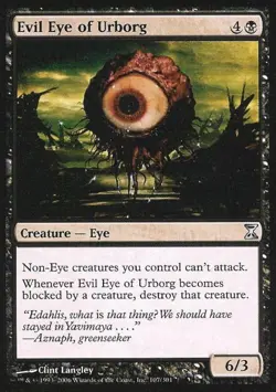 Evil Eye of Urborg - Medium Play MTG Time Spiral - Image 1