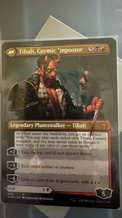 MTG Valki, God Of Lies (KHM) Kaldheim Borderless Mythic 286 - Image 2