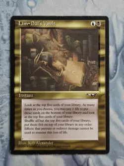 Lim-Duls Vault x 3 - Alliances - Magic the Gathering - MTG - Light Play/Moderate - Image 4