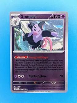 🔷 Grumpig 063/132 🔷 Reverse Holo - 2025 Pokemon - Mega Evolution - NM - Image 1