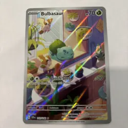 POKEMON TCG STELLAR CROWN BULBASAUR 143/142 ILLUSTRATION RARE - Image 1