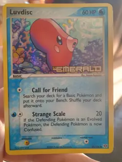 Pokemon Cards Ex Emerald Luvdisk 53/106 & Chimecho 12/106 Reverse Holo Stamped - Image 4