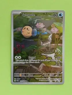 Pokemon Black Bolt Seismitoad 105/086 Tympole & Palpitoad Illustration Rare Set - Image 2