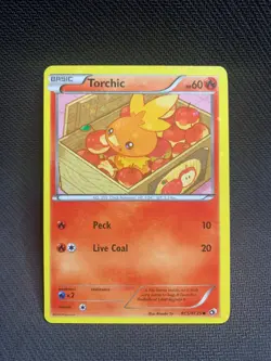 Torchic RC5/RC25 Pokemon Legendary Treasures: Radiant Collection Holo LP/NM - Image 1