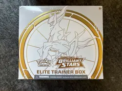 NIB POKEMON Sword & Shield Brilliant Stars ELITE TRAINER BOX Factory Sealed TCG - Image 1