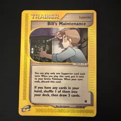 Bill's Maintenance 137/165 Expedition Base Set Pokemon S420 - Image 1