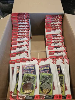 Pokemon Cards TCG - 40x Destined Rivals Single Pack Blister Booster Pack New - Image 1