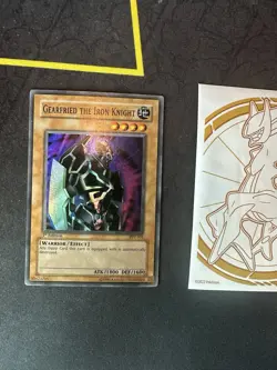 Yugioh Gearfried the Iron Knight PSV-101 Super Rare 1st Edition Holo 077💎NM💎 - Image 1