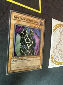 Yugioh Gearfried the Iron Knight PSV-101 Super Rare 1st Edition Holo 077💎NM💎 - Image 2