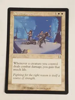 MTG Noble Purpose (Mercadian Masques/White/U) - BGM - Image 1