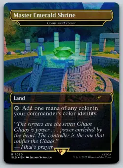 Master Emerald Shrine - Command Tower (Rainbow Foil) R Secret Lair Drop 7030 - Image 1