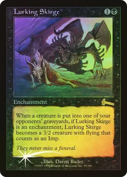 Urza's Legacy MTG FOIL Lurking Skirge Magic - Image 1