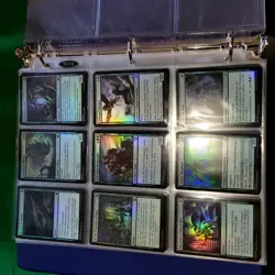 10 Pages of FOILS Cards Collection in Binder with an extra 1000 Bulk MTG Lot - Image 5