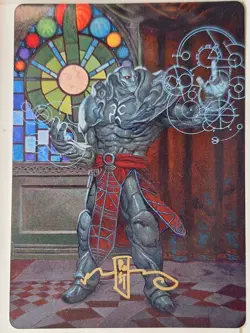 Karn, Living Legacy - GOLD STAMPED ART CARD - Magic the Gathering MTG - Image 1