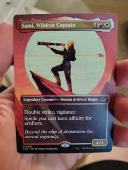 Sami, Wildcat Captain (Borderless) Edge of Eternities Regular NM - Image 1