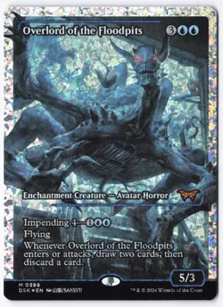 Overlord of the Floodpits (Showcase) LP (Fracture Foil) M Duskmourn: House of - Image 1