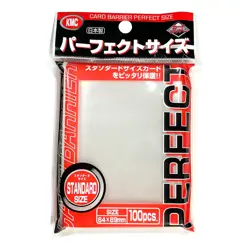 KMC Perfect Fit Card Sleeves 100pcs (64x89mm) Standard Size MTG Pokemon - Image 1