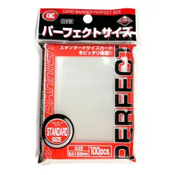 KMC Perfect Fit Card Sleeves 100pcs (64x89mm) Standard Size MTG Pokemon - Image 2