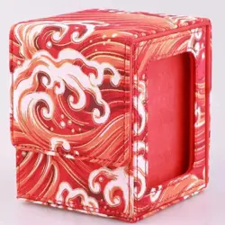 Red Ocean Wave 100+ Card Deck Box for MTG, TCG, CCG - Image 2