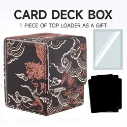 Red Ocean Wave 100+ Card Deck Box for MTG, TCG, CCG - Image 4