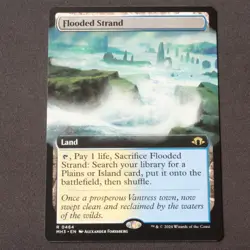Flooded Strand (Extended Art) 464 MTG Modern Horizons 3 (MH3) Rare NM - Image 1