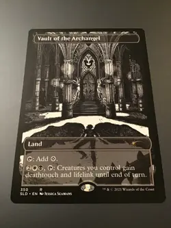 MTG Secret Lair #350 Vault of the Archangel Borderless NM - Image 1