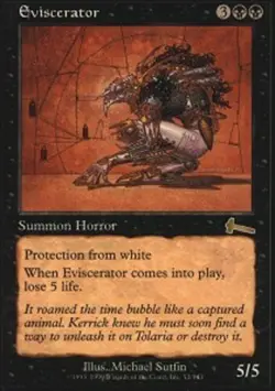 1x Eviscerator - Foil NM-Mint, English Urza's Legacy MTG Magic - Image 1