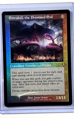 MTG Magic the Gathering Innistrad Remastered Retro Foil Emrakul the Promised End - Image 1