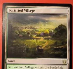 MTG, MAGIC: FORTIFIED VILLAGE, LTC, RARE #0311 , REGULAR FINISH - Image 2