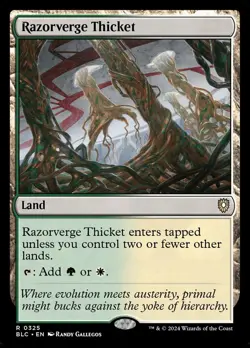 Razorverge Thicket R Commander: Bloomburrow 325 NM - Image 1