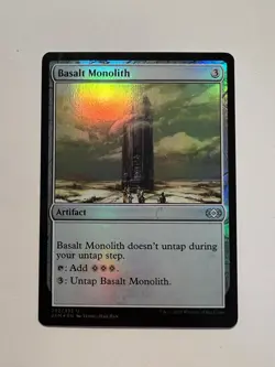Basalt Monolith - FOIL - MTG Double Masters - NM - Image 1