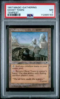 1997 MTG TEMPEST GHOST TOWN PSA 7 - Image 1