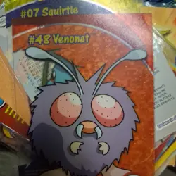 Mint Venonat Topps Chrome Pokemon TV Animation Edition Clear Chase Cards #PC6 - Image 2