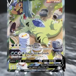 Tyranitar V Alternate Art 155/163 Battle Styles Single Strike Pokemon TCG NM⭐ - Image 2