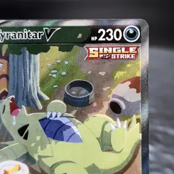 Tyranitar V Alternate Art 155/163 Battle Styles Single Strike Pokemon TCG NM⭐ - Image 4