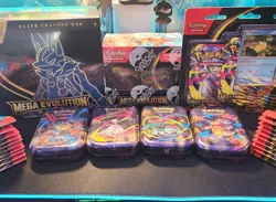 Pokemon Mega Evolution (Sealed) Enhanced Booster Box + Lucario ETB + more. - Image 1